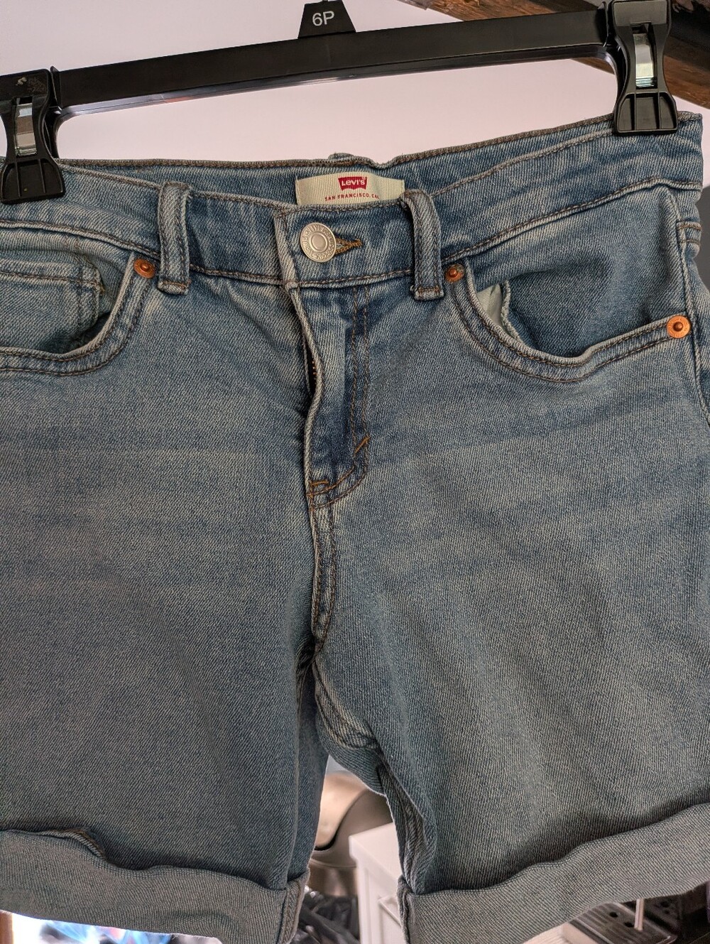 Levi's Classic Denim Shorts Youth Size 12